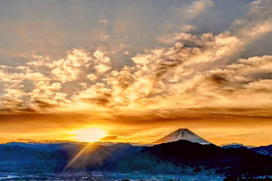 ユネスコエコパークの大自然から望む絶景